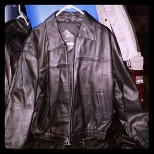 Roundtree yorke leather jacket